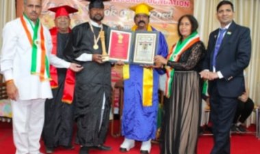 शेखर त्रिपाठी ने एक और उपलब्धि की अपने नाम, मैजिक एंड आर्ट यूनिवर्सिटी ने डॉक्टरेट की मानद उपाधि से किया सम्मानित, मैजिक बुक ऑफ रिकॉर्ड्स में शामिल हुआ नाम