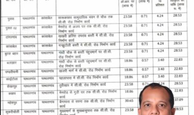 जिला पंचायत अध्यक्ष सालिक साय की पहल से ग्रामीण क्षेत्रों में विकास की बयार, 14 से अधिक गांवों में सीसी रोड निर्माण कार्यों को मिली स्वीकृति