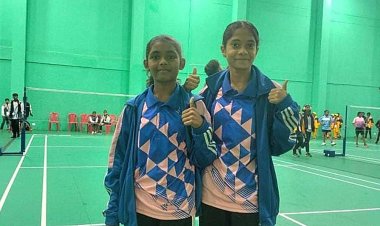 जशपुर की बेटियों ने सुन्दरगढ़ उड़ीसा में रचा नया इतिहास, अंडर 14 आयु वर्ग डबल बैडमिंटन में स्वर्ण पदक जीतकर उपलब्धि की हासिल