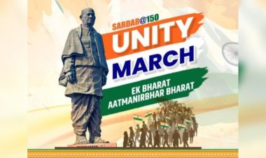 रायपुर से नागपुर के लिए यूनिटी मार्च रवाना