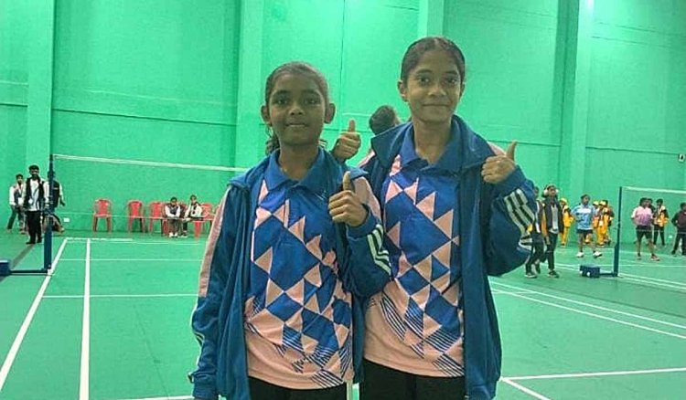 जशपुर की बेटियों ने सुन्दरगढ़ उड़ीसा में रचा नया इतिहास, अंडर 14 आयु वर्ग डबल बैडमिंटन में स्वर्ण पदक जीतकर उपलब्धि की हासिल