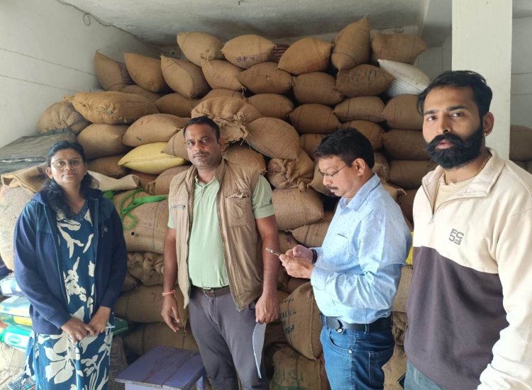 5 प्रकरणों में 6 लाख 41 हजार 700 रूपए मूल्य के 207 क्विंटल अवैध धान जब्त