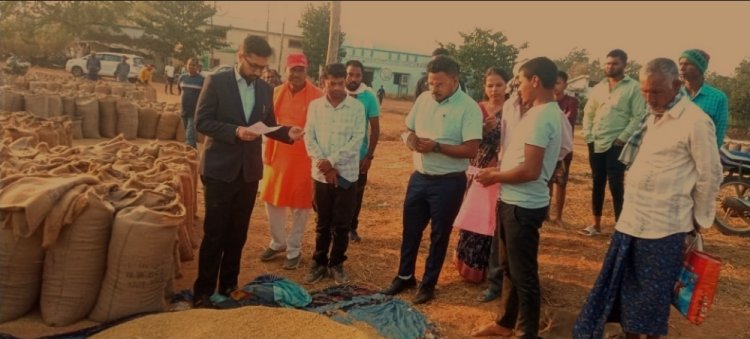 जांच-पड़ताल कर अवैध धान की जब्ती का सिलसिला जारी