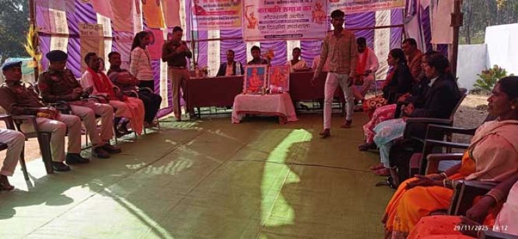 एनएनएस कैंप बेलगांव में माकडी पुलिस द्वारा चलाया गया सायबर जागरूकता अभियान