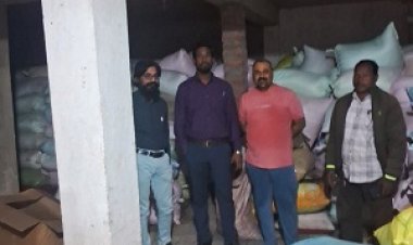 अनुविभागीय अधिकारी ने किया 870 बोरा अवैध धान जब्त