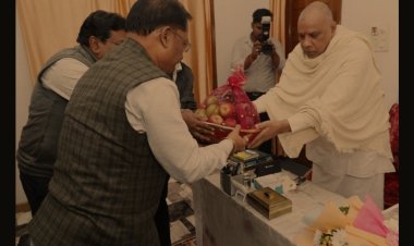 मुख्यमंत्री श्री विष्णु देव साय ने अघोर गुरुपीठ में की पूजा-अर्चना, प्रदेश की सुख-समृद्धि के लिए की प्रार्थना