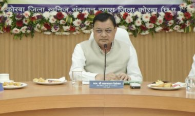 डीएमएफ से एक दिन मॉडल जिला बनेगा कोरबा - मंत्री देवांगन