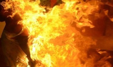 राजधानी रायपुर के डीडी नगर इलाके में एक पत्नी ने अपनी पति को जिंदा जलाकर मार डाला