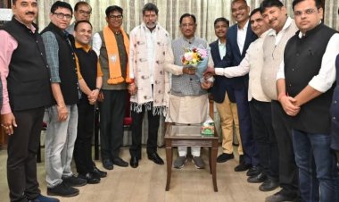 मुख्यमंत्री साय से क्रेडाई और रियल एस्टेट के प्रतिनिधिमंडल ने सौजन्य मुलाकात की