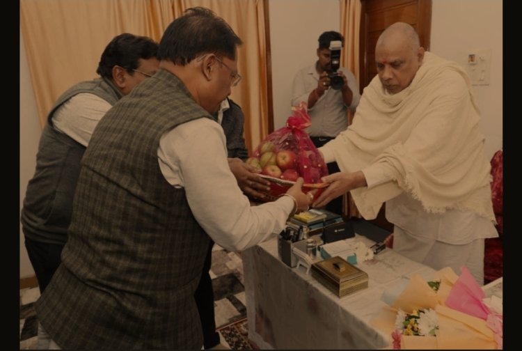 मुख्यमंत्री श्री विष्णु देव साय ने अघोर गुरुपीठ में की पूजा-अर्चना, प्रदेश की सुख-समृद्धि के लिए की प्रार्थना