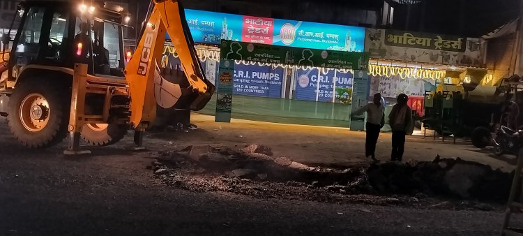 भाजपाइयों की डांट से बौखलाए उप अभियंता ने आनन फानन में उखड़वाई सड़क, 1 घंटे में ही दिखा असर, लोगों में खुशी, करी भाजपा कार्यकर्ताओं की सराहना