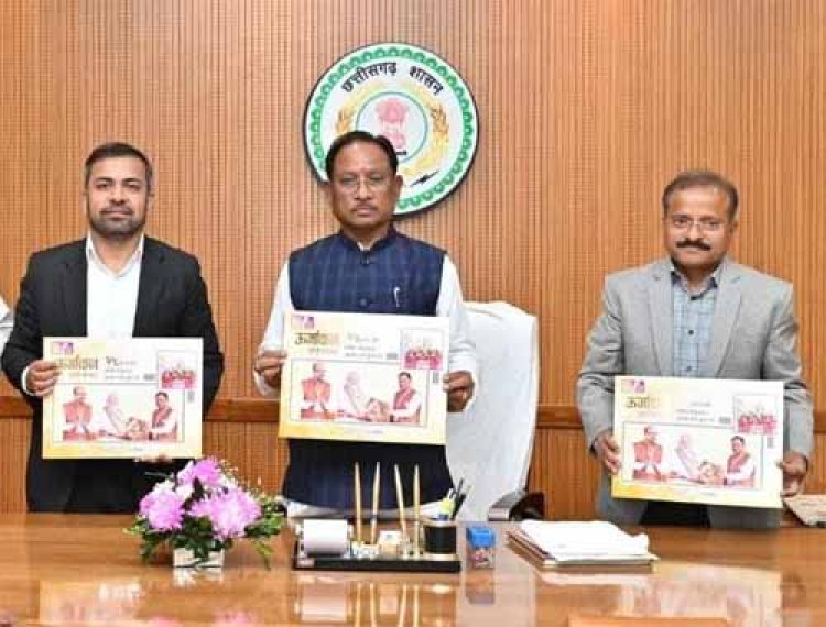 मुख्यमंत्री साय ने छत्तीसगढ़ विद्युत मंडल की ऊर्जावान छत्तीसगढ़ कॉफी टेबल बुक का किया विमोचन