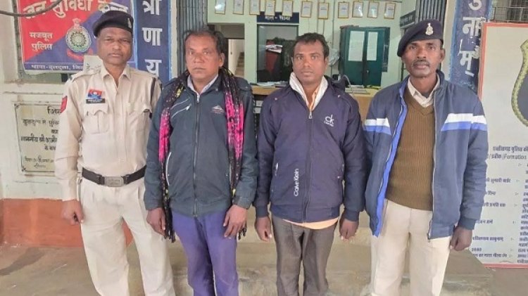 मृत महिला को जिंदा करने का दावा करने वाले 2 फरार बैगा गिरफ्तार