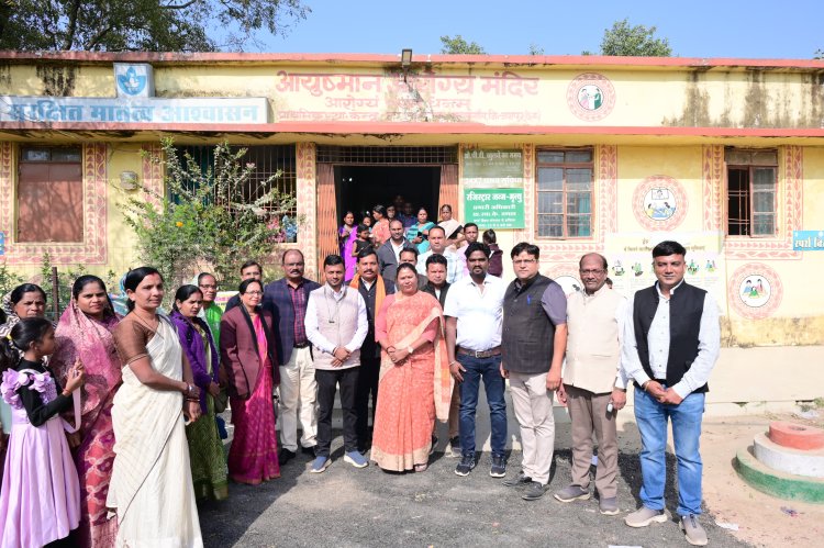 विधायक गोमती साय ने तमता प्राथमिक स्वास्थ्य केंद्र पहुंचकर प्लस पोलियो अभियान के तहत दो बूंद ज़िन्दगी की बच्चो को पिलाकर किया शुभारंभ