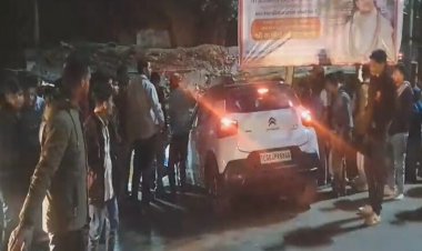 रायपुर में तेज रफ्तार कार दुकान में घुसी, राहगीरों ने कार चालक को पीटकर किया पुलिस के हवाले