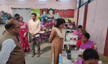 पंचायत व ग्रामीण विकास विभाग की प्रमुख सचिव निहारिका ने राज्यपाल के गोद ग्राम बिजली का किया निरीक्षण