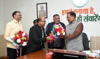 राजिम कुंभ कल्प 2026 में शामिल होने मंत्री अग्रवाल ने मुख्यमंत्री साय को किया आमंत्रित