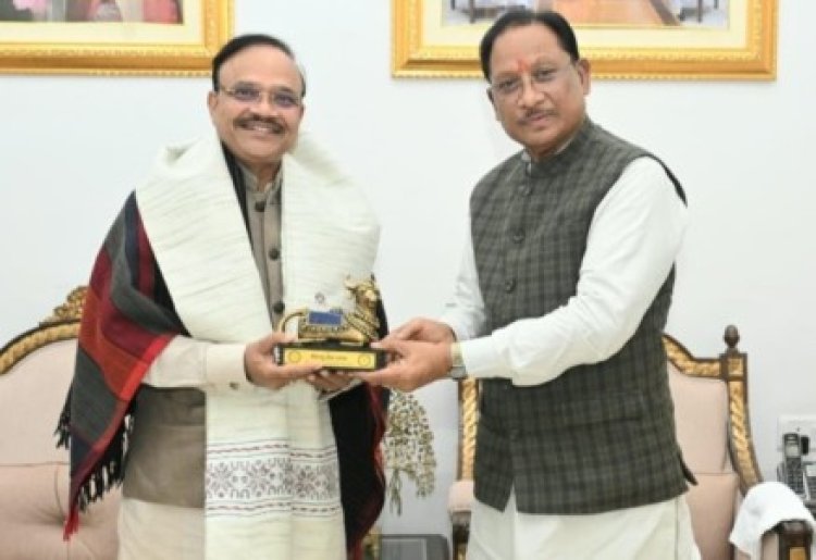 छत्तीसगढ़ प्रवास पर आए भारत स्काउट एवं गाइड्स के राष्ट्रीय अध्यक्ष डॉ. अनिल जैन, सीएम साय से की सौजन्य मुलाकात