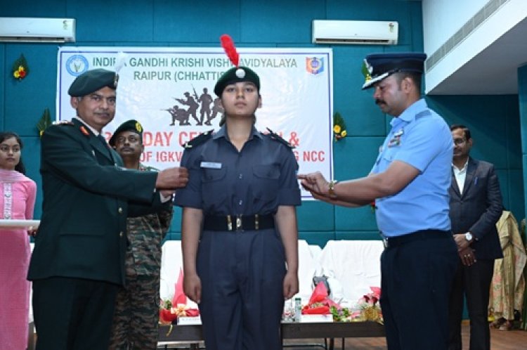 कृषि महाविद्यालय में आर्मी डे पर विशेष कार्यक्रम, एयर विंग एनसीसी में 13 कैडेटों का नामांकन