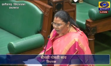 पत्थलगांव विधायक गोमती साय ने विधानसभा में उठाए क्षेत्रीय विकास के महत्वपूर्ण मुद्दे