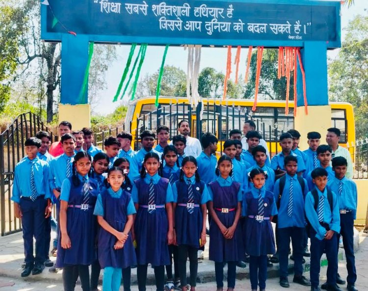 नक्सल प्रभावित क्षेत्र मिसमा और सामसट्टी के विद्यार्थियों ने देखा विज्ञान का संसार